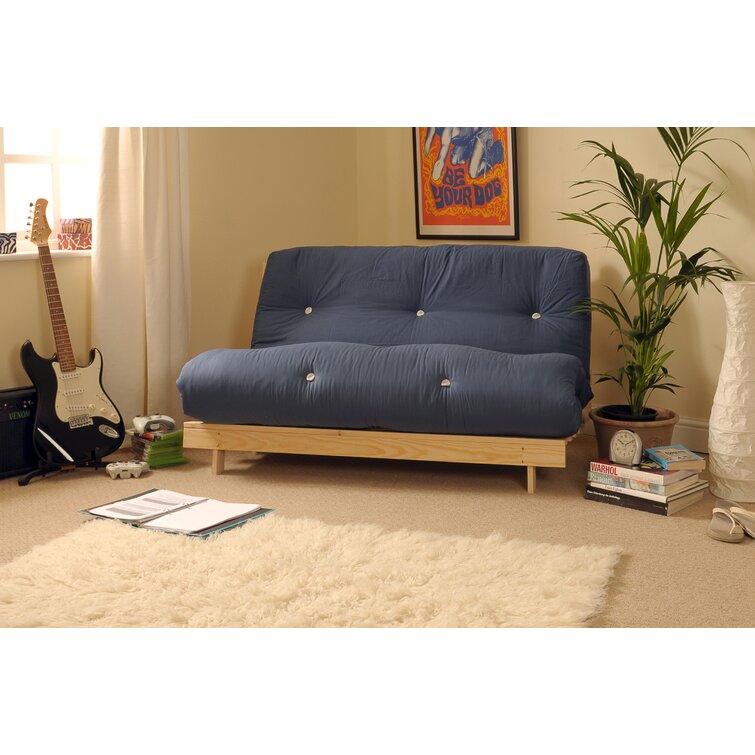 Wayfair leather deals futon